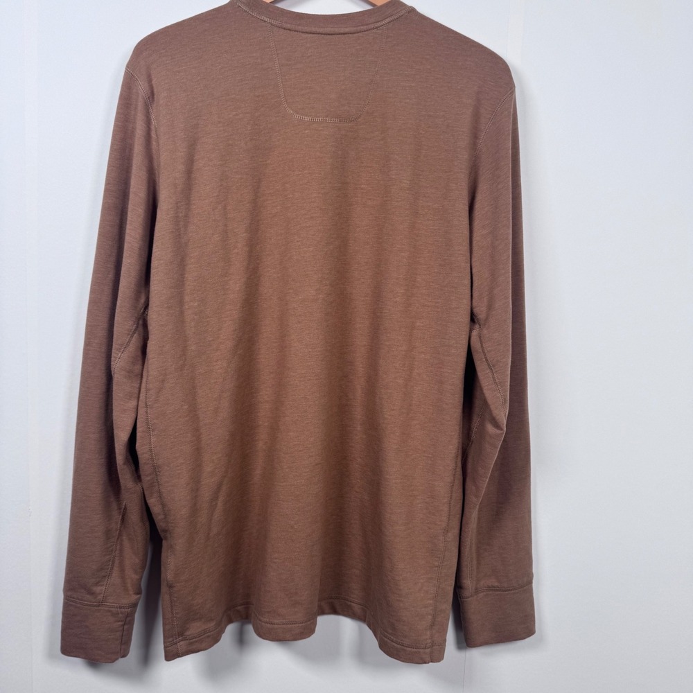 The North Face Brown Pullover Men XL Logo Granola Gorpcore Fall Basic Utility - Picture 2 of 13
